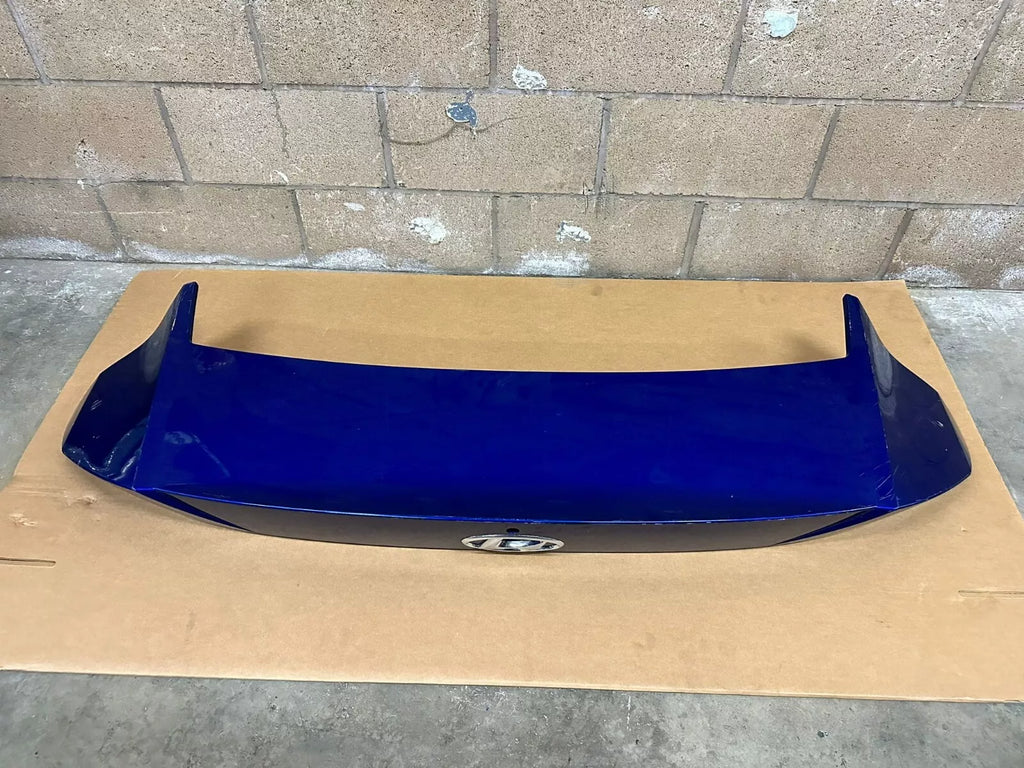 2021 2023 HYUNDAI ELANTRA REAR TRUNK SPOILER WITH CAMERA HOLE BLUE