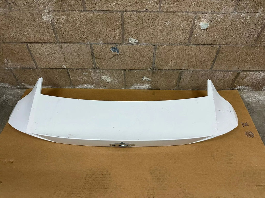 2021 2023 HYUNDAI ELANTRA REAR TRUNK SPOILER WITH CAMERA HOLE WHITE