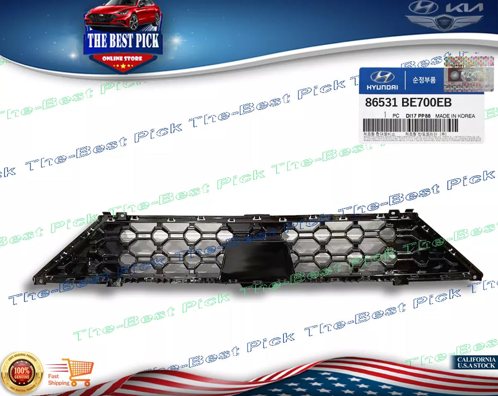 ⭐GENUINE⭐ Hyundai Kona N-Line 2024-2025 Grille Front Bumper LOWER 86531BE700EB