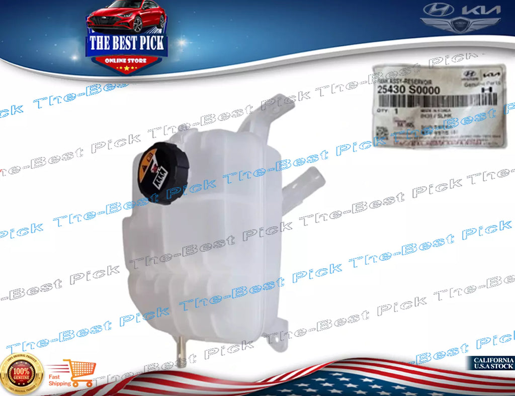 2.0L Turbo Radiator Coolant Reservoir 25430S0000 ⭐GENUINE⭐ Veloster N 2019-2022