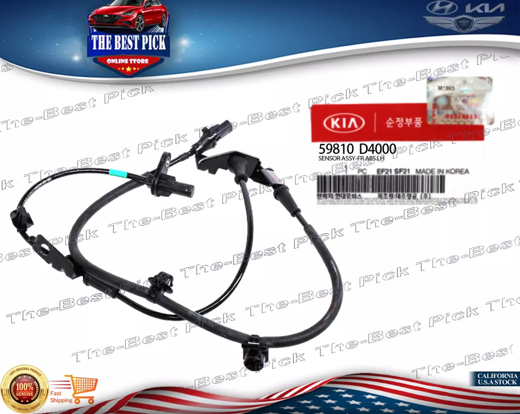 ⭐GENUINE⭐ ABS Wheel Speed Sensor Front LEFT Kia Optima 2016-2020 59810D4000