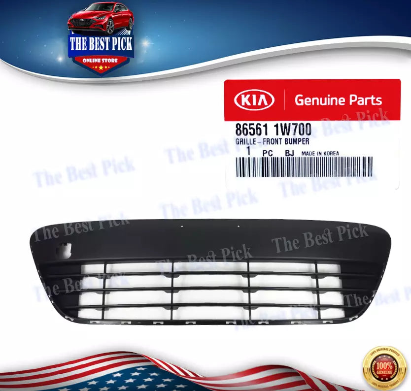 ✅GENUINE✅ Front Bumper Lower Grille for 2016-2017 Kia Rio Hatchback 865611W700