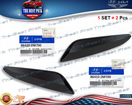 ⭐GENUINE⭐ 2013-2016 Hyundai Genesis Coupe SET LEFT + RIGHT Hood Vent Grille