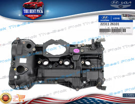 ⭐ OEM ⭐ Valve Cover LEFT For 13-19 Azera Santa Fe Sonata Sorento 3.3L 224103CGC3