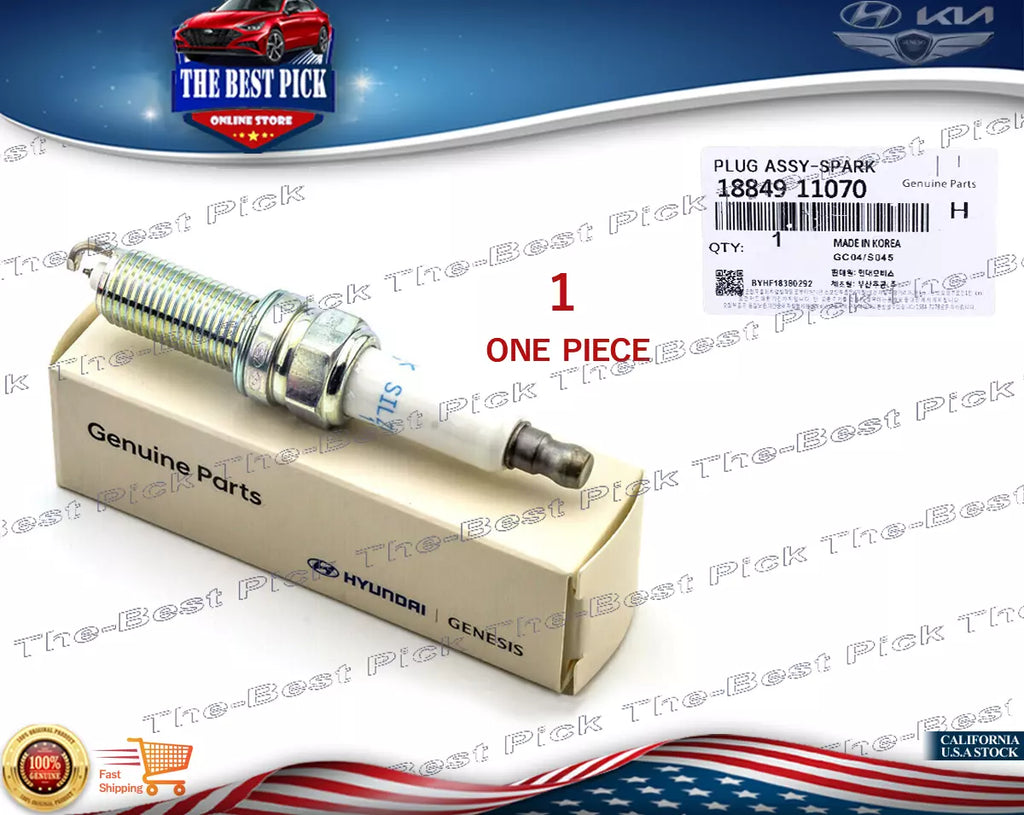 GENUINE⭐ NGK 1 PC SPARK PLUG FOR 2015-2020 HYUNDAI 2016-2020 KIA 1884911070