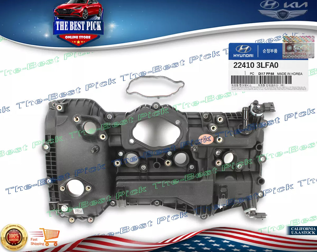 ⭐GENUINE⭐ Valve Cover LEFT 2017-23 Palisade Cadenza Sorento Telluride 224103LFA0