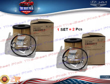 Load image into Gallery viewer, ⭐GENUINE⭐ Engine Oil Filters 2PACK for 2020-2024 Hyundai Kia 2.5L 263502S000