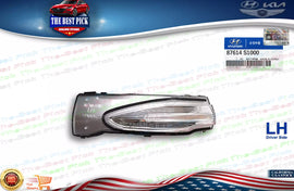 ⭐GENUINE⭐ Santa Fe 2019-2023 View Mirror Turn Signal Lens Left DRIVER 87614S1000