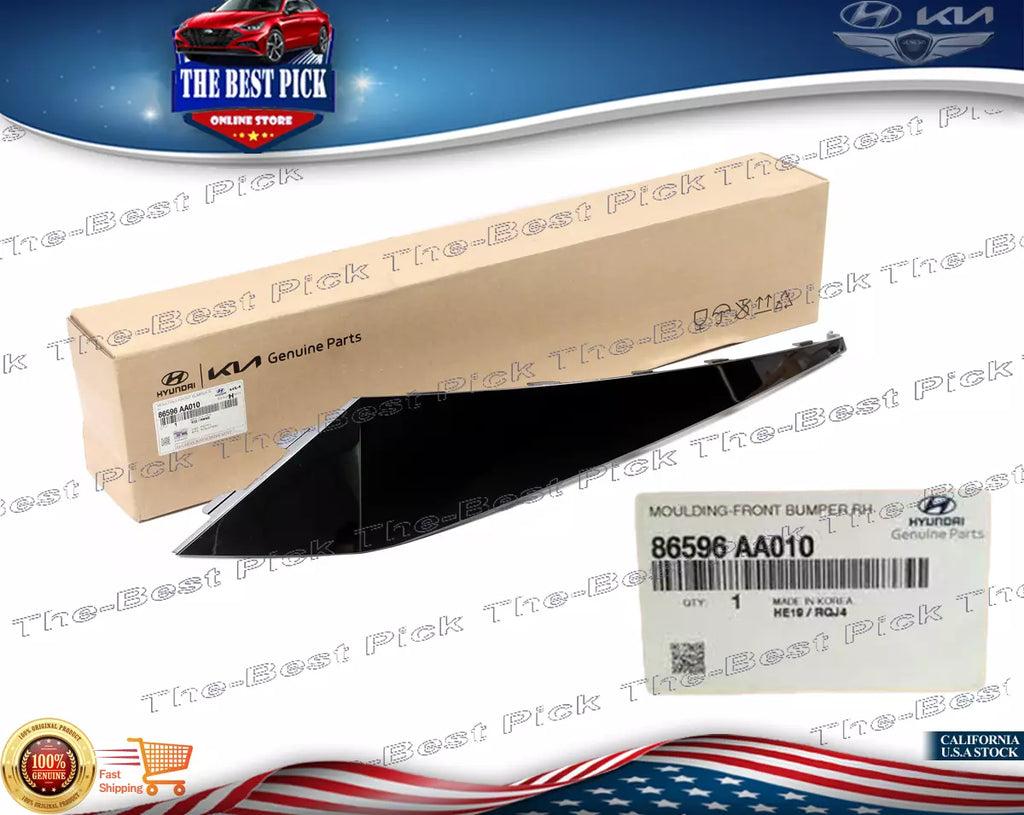 GENUINE 2021-2023 Hyundai Elantra 86596AA010 FRONT Bumper Trim Molding RIGHT