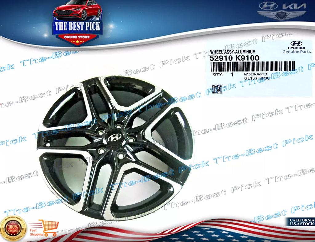 ⭐GENUINE⭐ Wheel Rim For 2019 -2021 Hyundai Veloster N 19" ⭐OEM⭐ 52910K9100