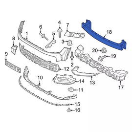⭐GENUINE⭐ Front Bumper Impact Bar 2023-2024 Kia Sportage 64900CH000