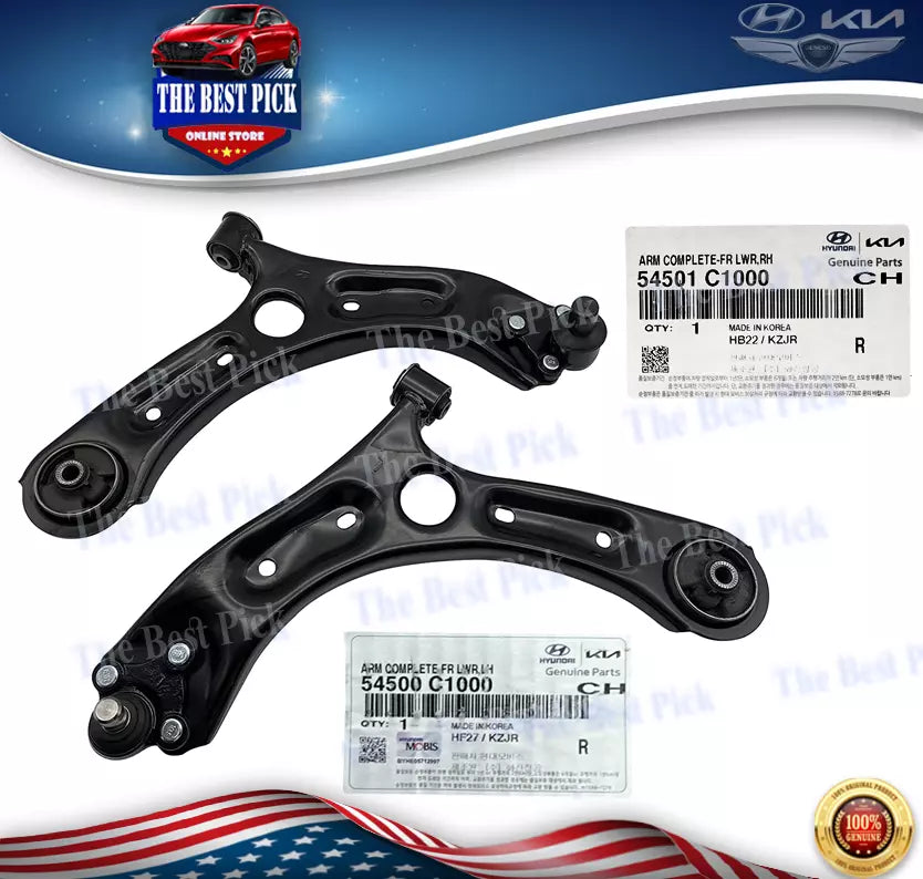 ⭐GENUINE⭐ Lower Control Arm Front Set 2pcs RIGHT+LEFT SONATA 15-17 OPTIMA 16-19