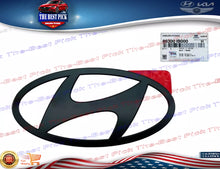 Load image into Gallery viewer, ⭐GENUINE⭐ Front Emblem &quot;H&quot; Mark Matt Black For 22-24 Elantra/Avante N 86300IB000