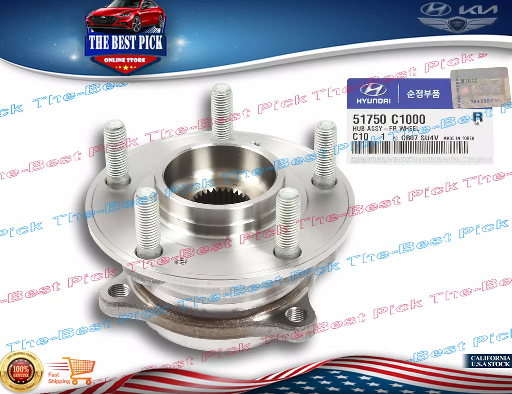 ⭐GENUINE⭐Front Wheel Hub & Bearing Sonata Tucson Optima compatibility 51750C1000