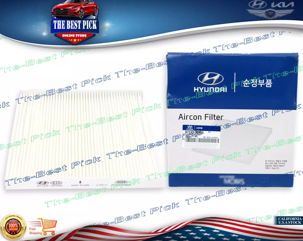 GENUINE⭐Cabin Air Filter for 11-21 Azera Santa Fe Sonata Cadenza Optima 971333SA