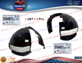 ⭐GENUINE⭐ Front Fender Liners LEFT + RIGHT SET For 2020-2022 Hyundai Palisade