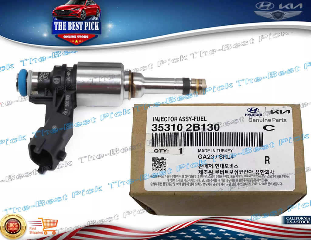 ⭐GENUINE⭐ Fuel Injector For 2012-2017 Accent Veloster Rio Soul 1.6L 353102B130