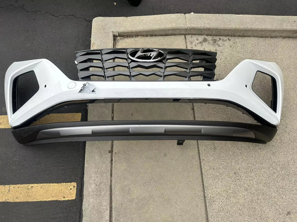 GENUINE 22-23 Hyundai Tucson Front Bumper Cover WITH GRILLE WITHOUT CAMERA HOLE