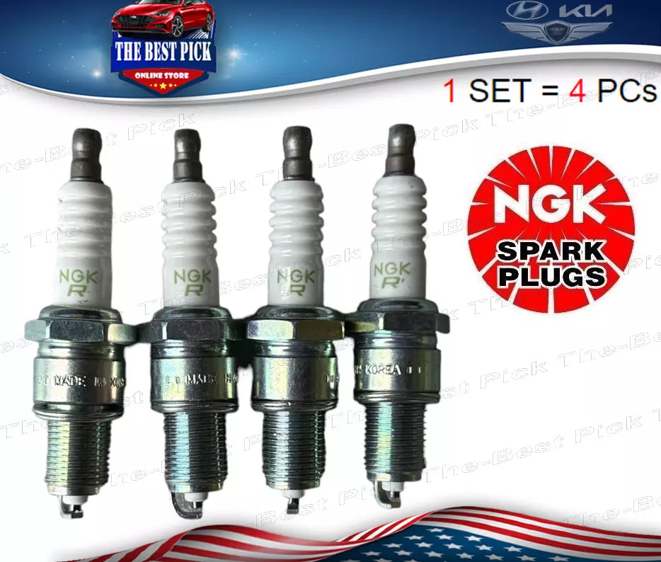 4 X NGK V-Power Resistor GENUINE Power Performance Spark Plugs BPR5EY # 1233