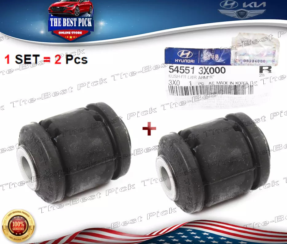 ⭐GENUINE⭐ 2PCS CONTROL ARM BUSHING FITS ELANTRA VELOSTER 12-17 545513X000