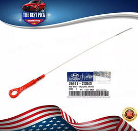 GENUINEN Engine Oil Dipstick 2.4L SANTAFE SONATA OPTIMA SORENTO 15-20 266112G040
