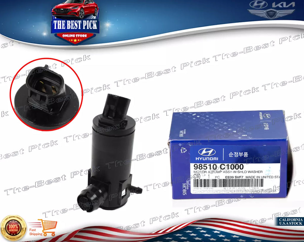 ⭐GENUINE⭐ WINDSHIELD WASHER PUMP FOR 2001-2011 ACCENT RIO SANTA FE 985101C000