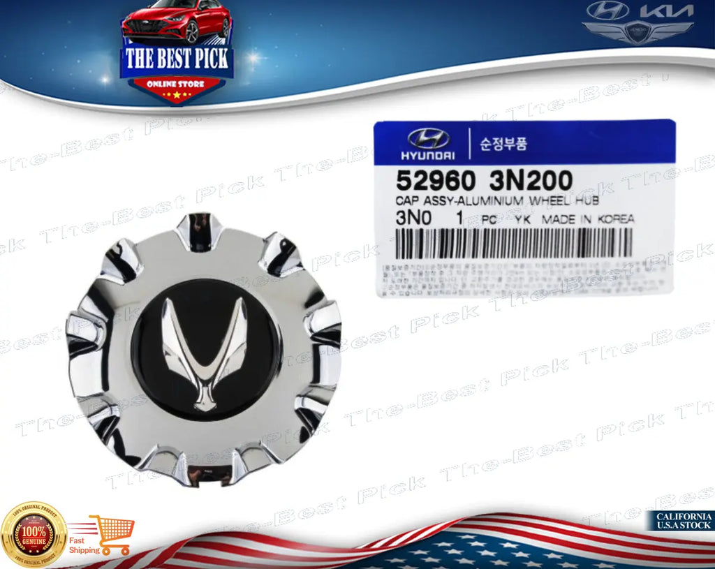 ⭐GENUINE⭐ Aluminum Wheel Hub Center Cap For Hyundai Equus 2011-2013 529603N200