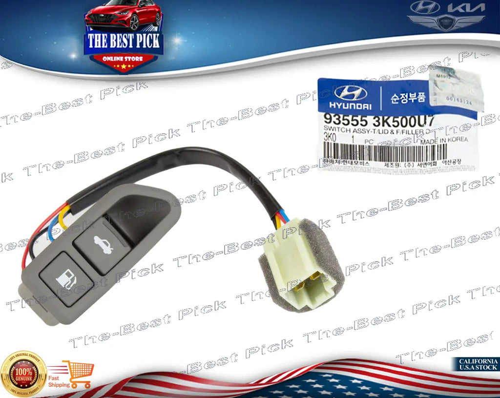 ⭐GENUINE⭐ Trunk Lid, Fuel Door Switch Release For Sonata 2009-2010 935553K500U7