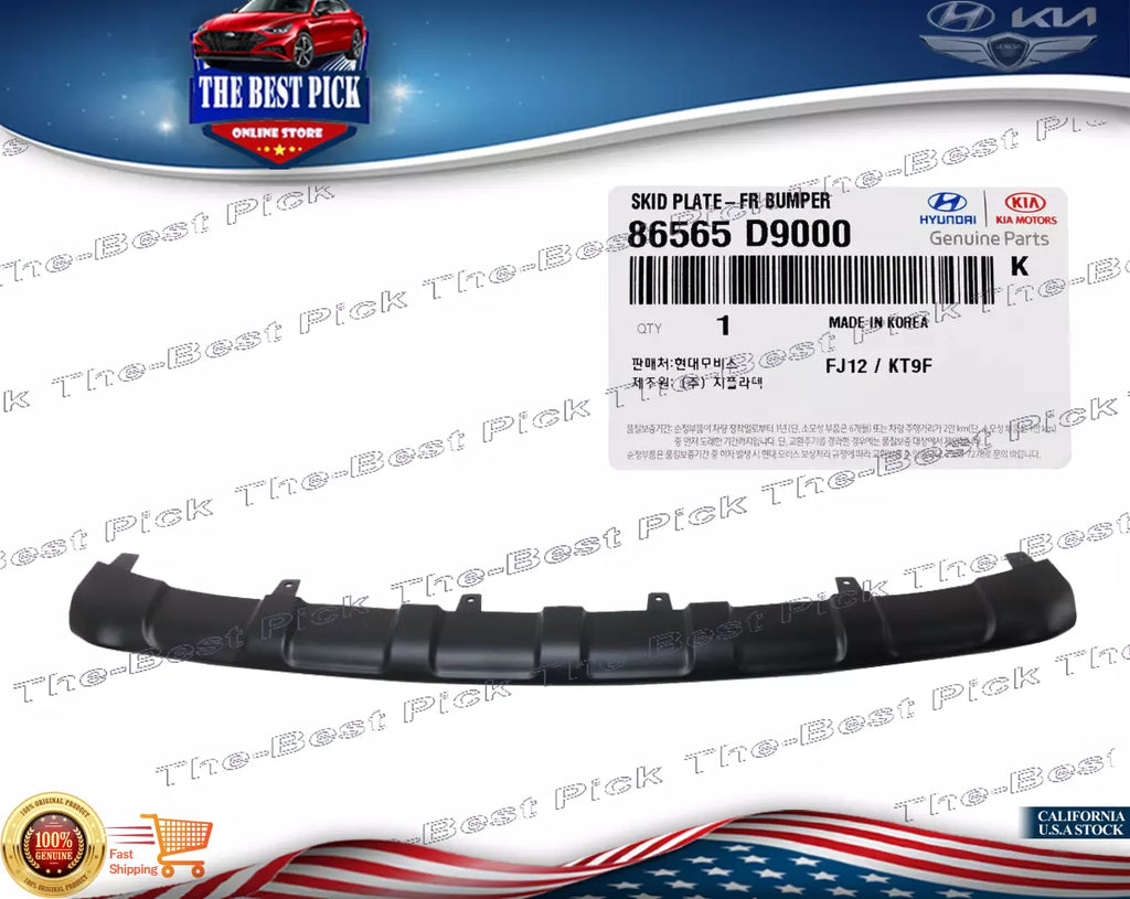 ⭐GENUINE⭐ Front Bumper Skid Plate for 2017-2019 Kia Sportage 86565D9000