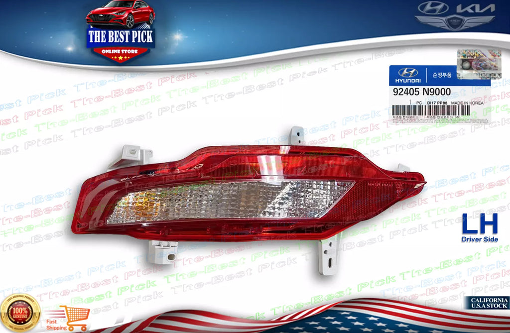 ⭐OEM⭐REAR Bumper Back Up Lamp Signal Left Side Hyundai Tucson 2022-24 92405N9000