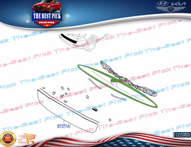 ⭐GENUINE⭐ Tail Gate Trim PAD - ANTI-NOIS 17-20 Sportage SX Turbo 2.0L 87314D9000