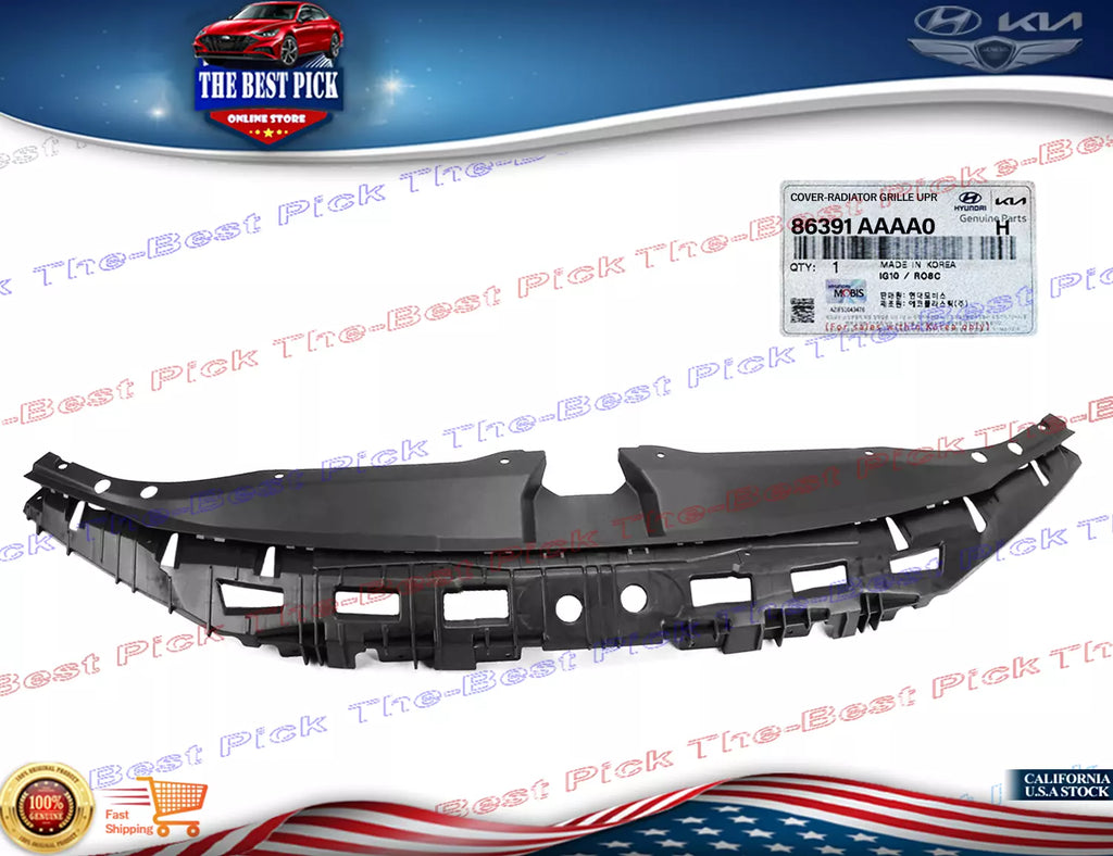 ⭐GENUINE⭐ Grille Cover Upper Radiator Sight Shield 2024-2025 ELANTRA 86391AAAA0