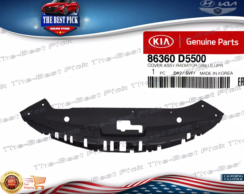 Front Upper Grille Closing Plate Sight Shield Cover Optima 2019-2020⭐GENUINE⭐