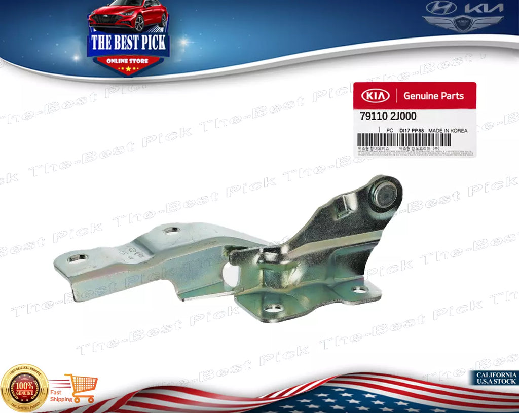 ⭐GENUINE⭐ 2009 Kia Borrego 3.8L Engine Left Hand Hinge Assembly Hood 791102J000