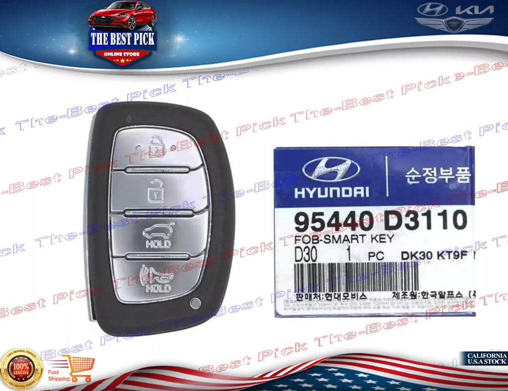 ⭐GENUINE⭐ FOB Smart Key ( Remote Only ) for 2017-2019 Hyundai Tucson 95440D3110