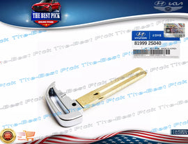 ⭐Genuine⭐ Uncut Blade Key Blank Smart Remote Key For Hyundai Kia 819992S040