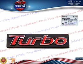 ⭐GENUINE⭐ FRONT Grille Emblem *TURBO* 2017-2020 Hyundai Elantra Sport 86311F2500