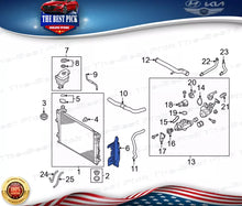 Load image into Gallery viewer, GENUINE⭐ Front Right Radiator Support Air Guide FOR KIA Cadenza 17-19 29134F6000