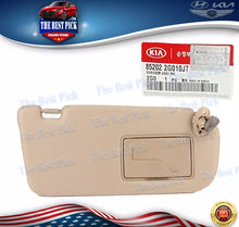 Load image into Gallery viewer, ⭐GENUINE ⭐ Sun Visor Beige PASSENGER RIGHT for 06-08 Kia Optima 852022G010J7