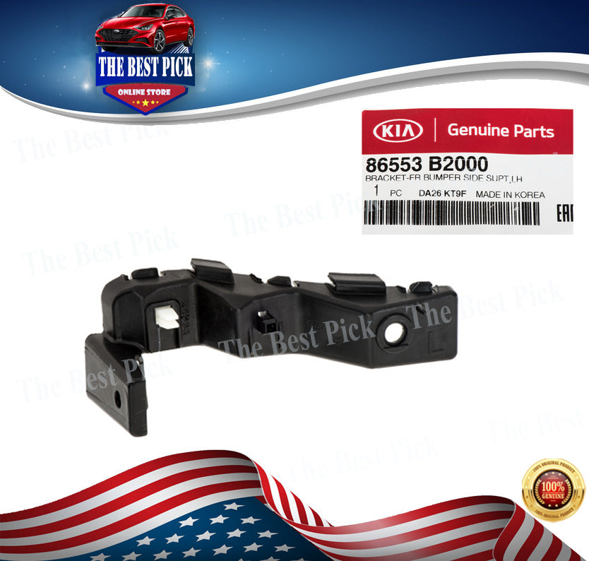 ⭐GENUINE⭐ FRONT Bumper Bracket LEFT DRIVER for 2014-2019 Kia Soul 86553B2000