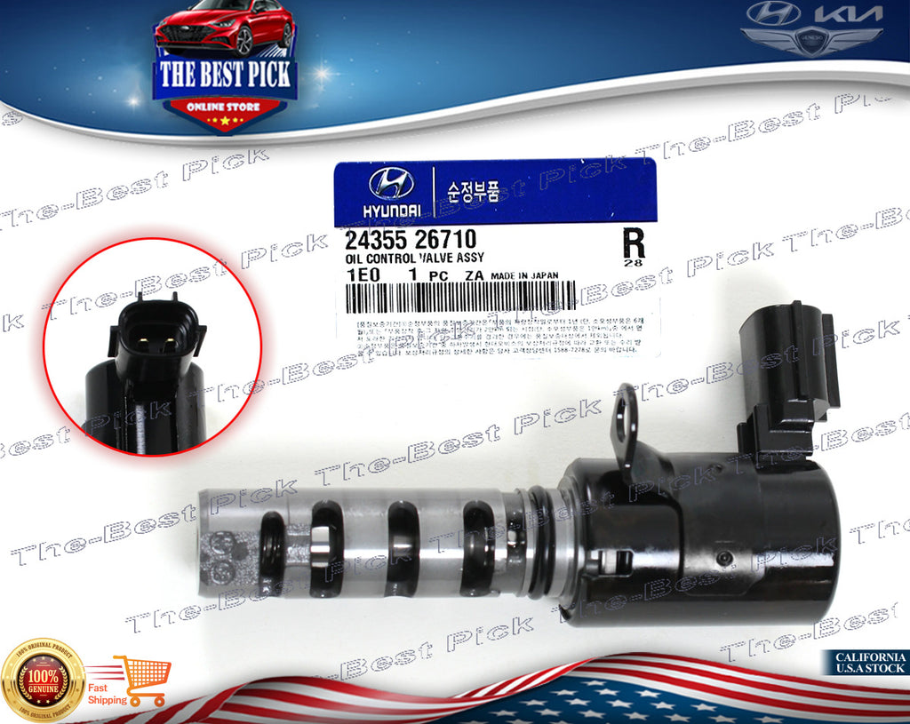 ⭐GENUINE⭐ Oil Control Valve for 2006-2014 Hyundai Accent Kia Rio Rio5 2435526710