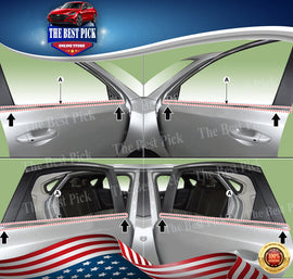 GENUINE 19-20 Kia Forte All Sides Window Molding Trim Front+ Rear L+R 82850M6010