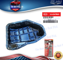 Load image into Gallery viewer, GENUINE Engine Oil Pan V6-3.3L SORENTO SANTA FE SEDONA +Silicone 3-19 215103C201