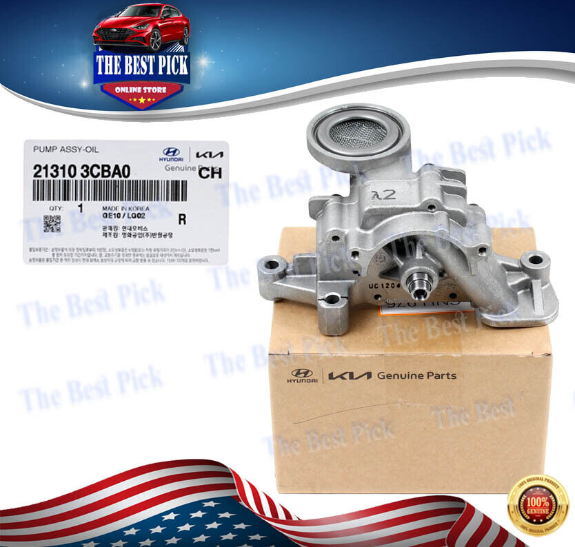 ⭐GENUINE⭐ ENGINE OIL PUMP for 2010-2019 HYUNDAI KIA 3.3L 3.5L 213103CBA0