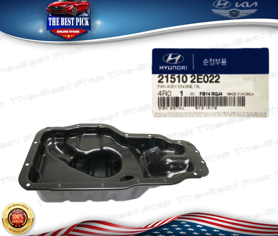 ⭐GENUINE⭐ Engine Oil Pan for 11-16 Elantra Tucson Kia Forte Koup Soul 215102E022