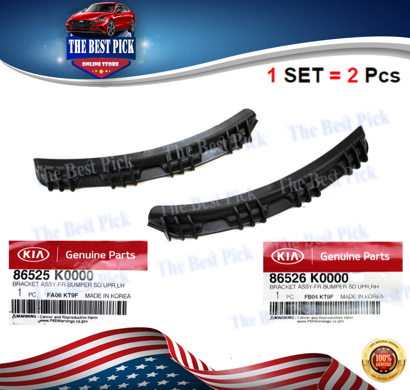 FRONT Bumper Bracket Retainer Right + Left 2pcs ⭐GENUINE⭐ for Kia Soul 2020-2021