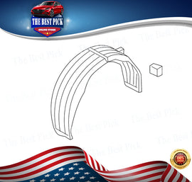 ⭐GENUINE⭐ Quarter Panel-Wheelhouse Liner LH For Hyundai Veloster 2014 868212V510