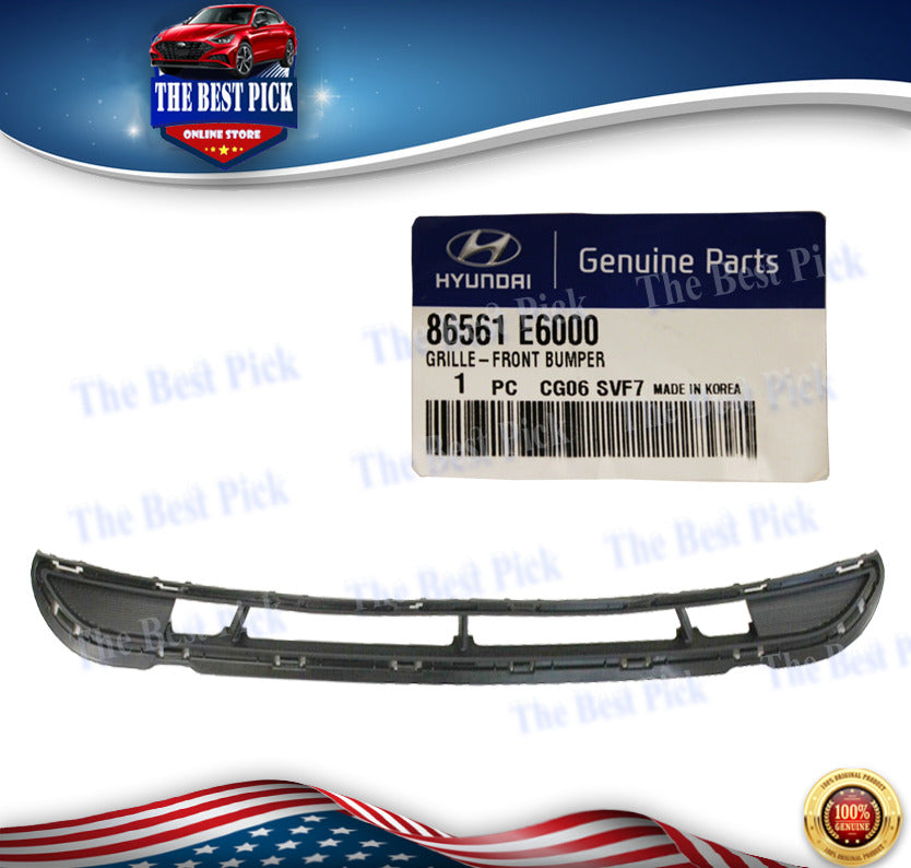 ⭐GENUINE⭐ FRONT BUMPER LOWER GRILLE for 16-17 SONATA HYBRID PLUG IN 86561E6000