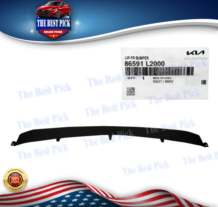 ⭐GENUINE⭐ Front Bumper Lower Deflector Lip Kia Optima 2020 86591L2000