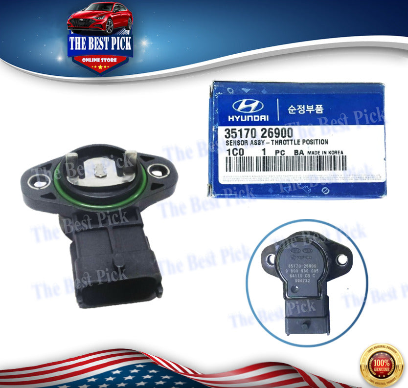 ⭐GENUINE⭐ Throttle Position Sensor for 06-11 Hyundai Accent Kia Rio 3517026900